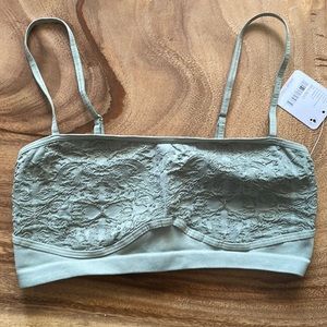 FP NWT sage green bralette